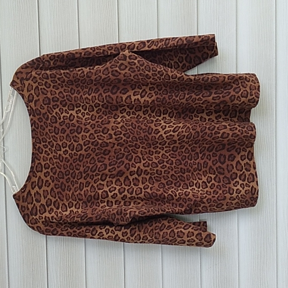 Jones New York Sport Women Animal Print Top - Picture 4 of 5